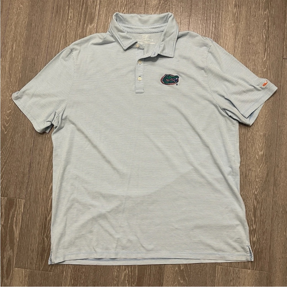 Florida Gators Polo Shirt Mens Extra Large Blue Vineyard Vines College Frat UF